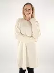 Only naisten neulemekko Carol Dress luonnonvalkoinen - Naisten neuleet - 137137 - 1