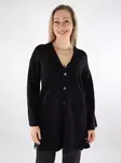 Only naisten neuletakki Katia Rib Loose musta - Naisten neuleet - 137537 - 1