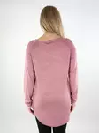 Only naisten pitkä neule Mila Lacy roosa - Naisten neuleet - 137617 - 2
