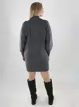 Only Neulemekko Olivia highneck meleerattu tummanharmaa - Naisten neuleet - 141807 - 2