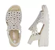 Rieker naisten kiilasandaalit 67465-62 beige - Rieker sandals - 140357 - 3