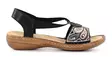 Rieker damsandaler 608B4-00 svart - Rieker sandals - 138227 - 1