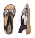 Rieker damsandaler 608B4-00 svart - Rieker sandals - 138227 - 3