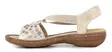 Rieker naisten sandaalit 608B5-90 beige - Rieker sandaalit - 138187 - 3