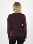 Vero Moda naisten neule Doffy o-neck winetasting/melange - Stickat för damer - 141697 - 2