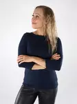 Vero Moda naisten paita Panda Modal 3/4 tummansininen - Naisten pitkähihaiset paidat - 139007 - 1