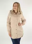 Vila naisten kevyttoppatakki Jade hooded beige - Naisten kevyttoppatakit - 136597 - 1