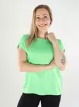 Vila dam t-shirt Satin summer green - T-shirts för damer - 138477 - 1