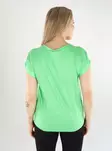 Vila dam t-shirt Satin summer green - T-shirts för damer - 138477 - 2
