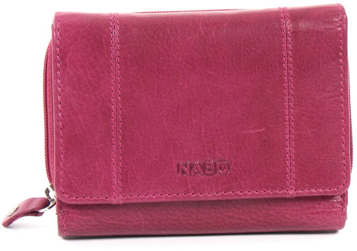 Nabo Läderplånbok NK247 fuxia - Plånböcker - 130657 - 1