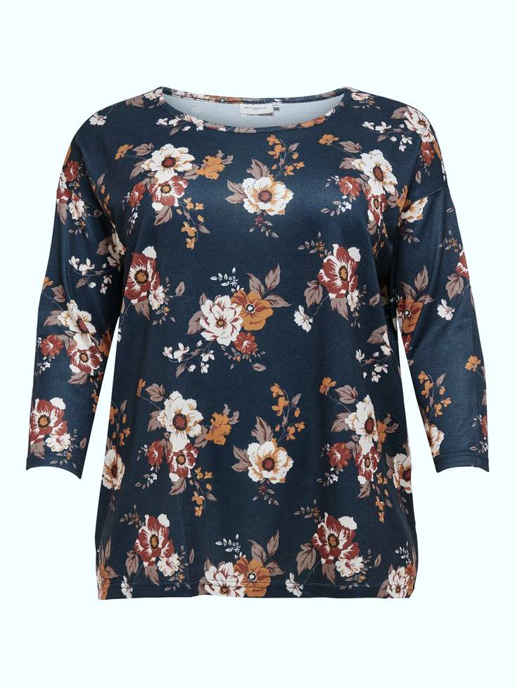 Only Carmakoma Neule Alba t.sin/flowers - Naisten neuleet - 126707 - 1