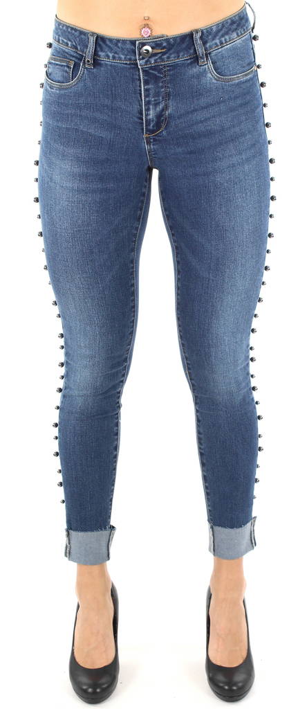 Only Jeans Carmen Reg Studank blå - Jeans för damer - 121697 - 1