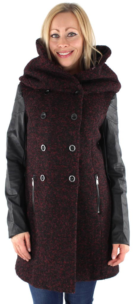 Only Ullkappa Lisa boucle long - Ullkappor för damer - 122047 - 1