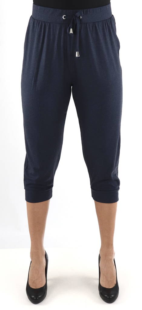 Only dam capribyxor stretch Moster blå - Shorts och capribyxor för damer - 128817 - 1