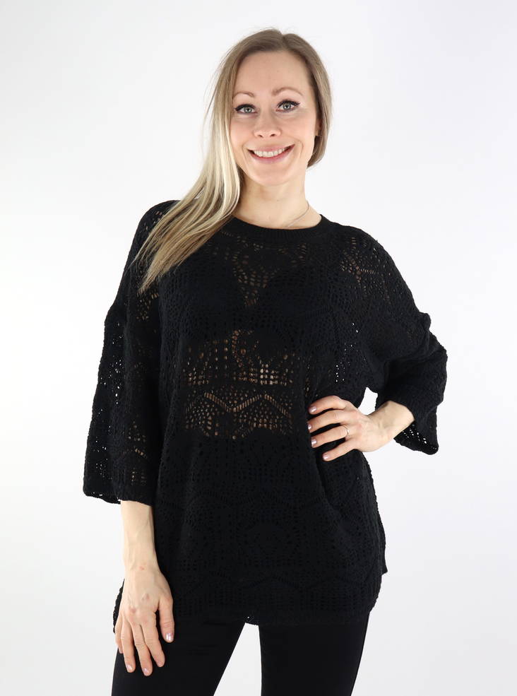 Only naisten neule Beachie Loose musta - Naisten neuleet - 135507 - 1
