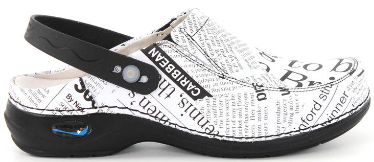 Maskintvättbara Slip-ins i läder news/journal - Arbetsskor för damer - 113197 - 2