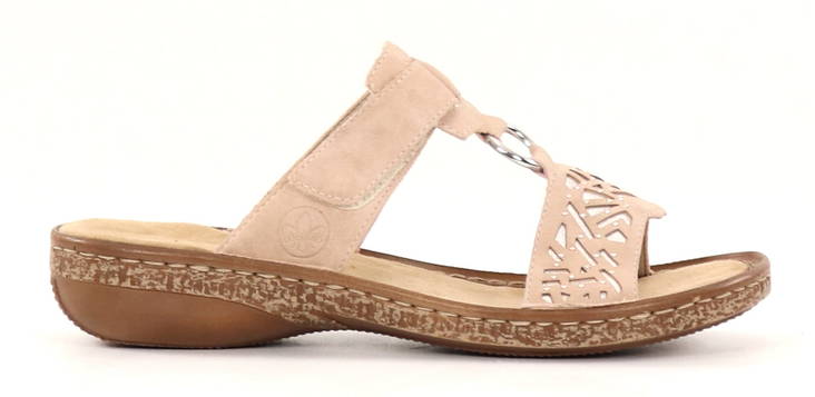 Rieker damsandaler 62863-31 rosa - Rieker mulor - 135407 - 1