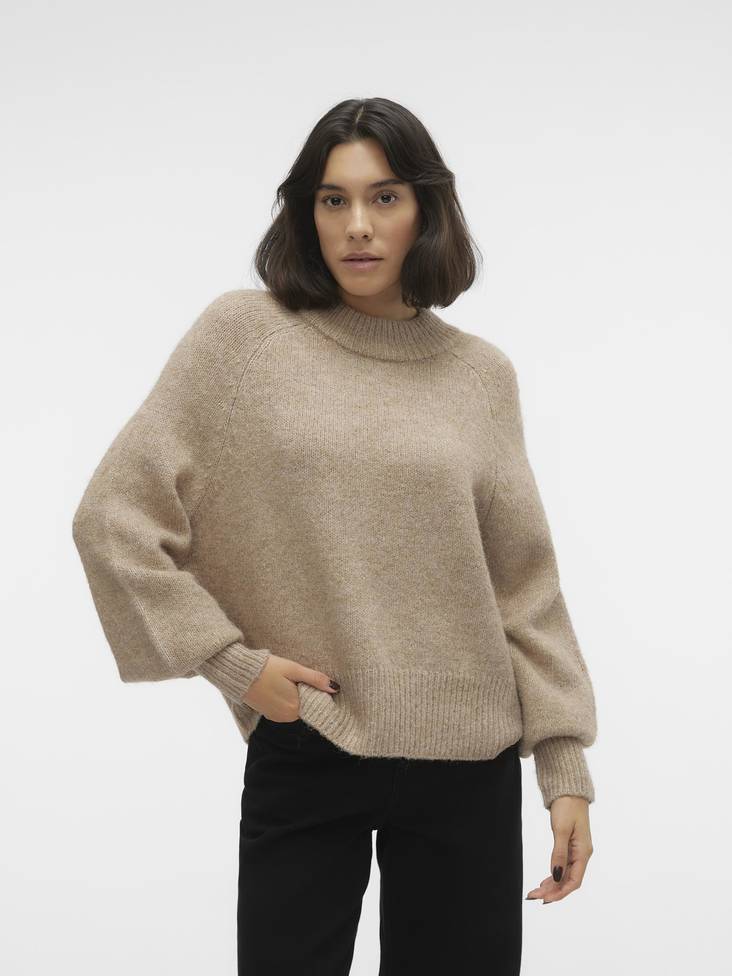 Vero Moda Tini damtröja silver mink - Stickat för damer - 135017 - 1