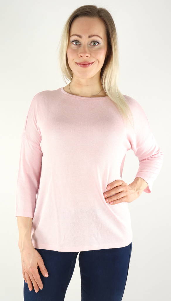 Vero Moda naisten neule Brianna 3/4 parfalt pink - Naisten neuleet - 130367 - 1