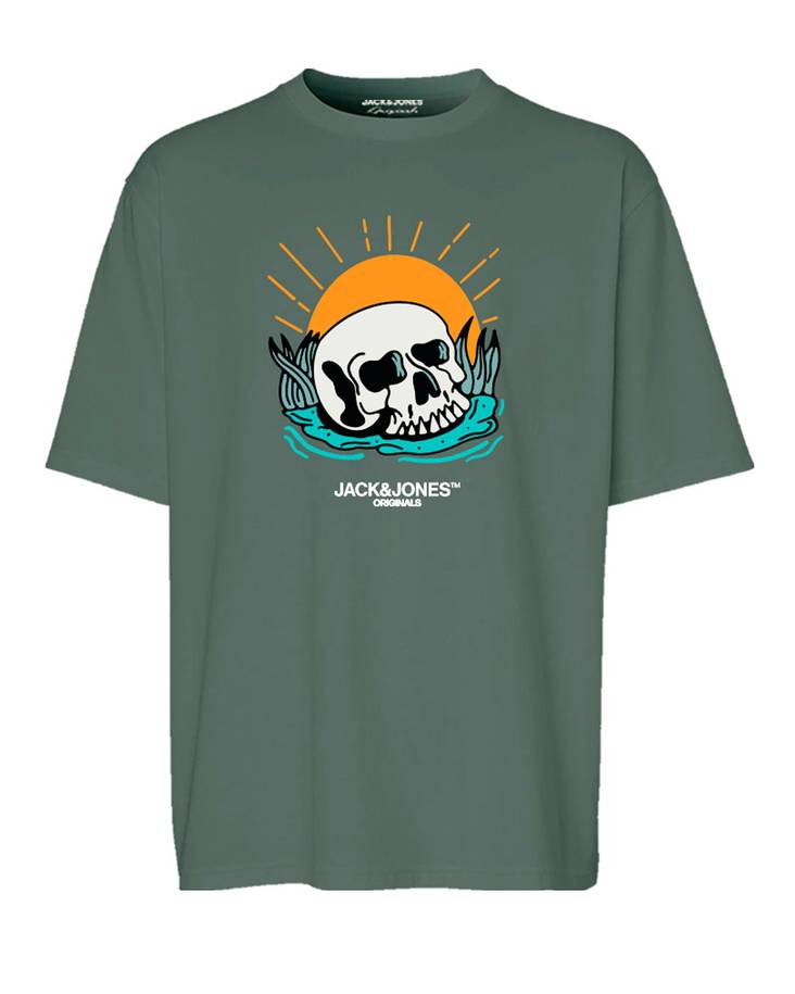 Jack&Jones miesten printti T-Paita Tampa - Miesten T-paidat - 135657 - 1