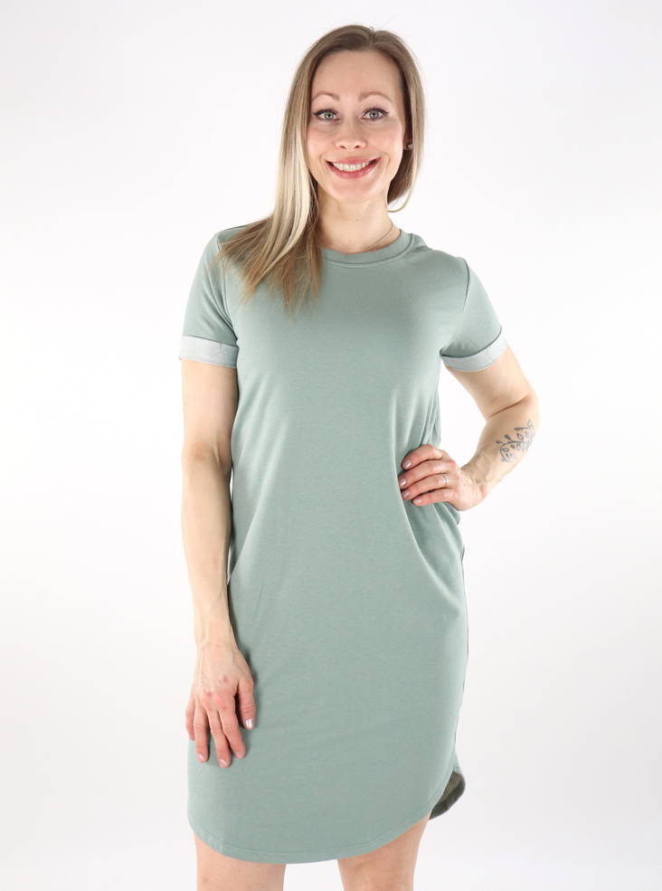 JDY naisten collegemekko Ivy vaaleanvihreä - Mekot ja tunikat - 135757 - 1