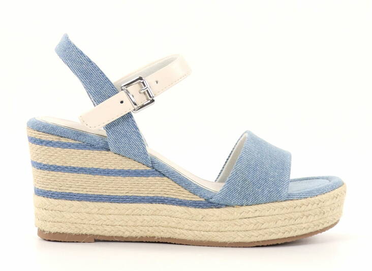 Marco Tozzi naisten kiilasandaalit 28380-42 jeans - Naisten sandaalit - 136077 - 1