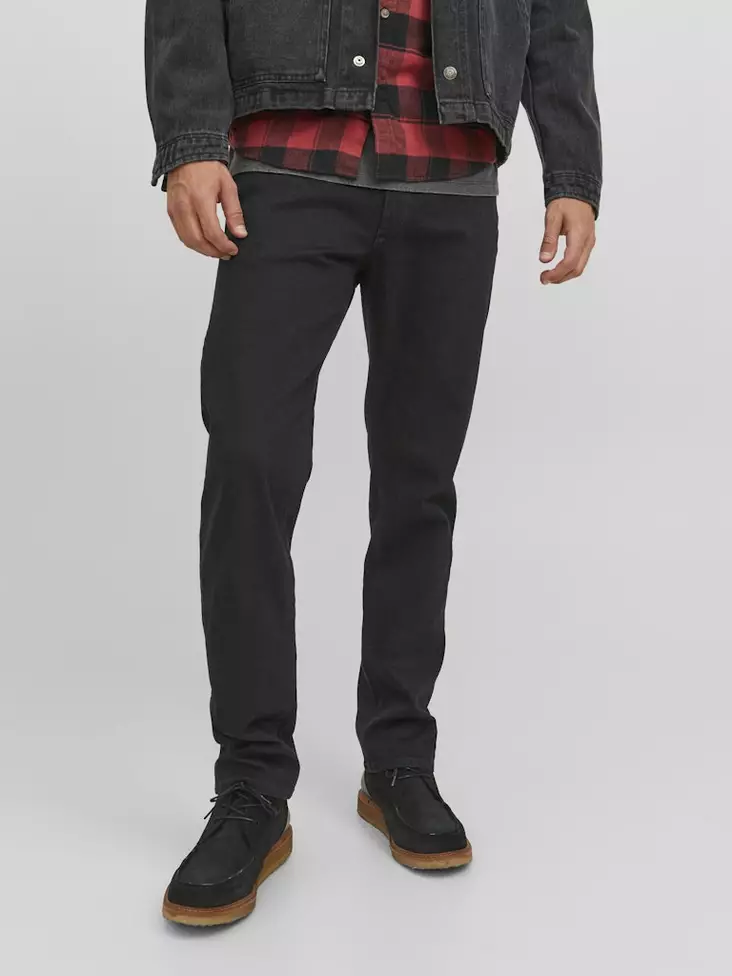 Jack&Jones miesten Regular fit-farkut Clark GE598 musta - Miesten farkut - 136977 - 1