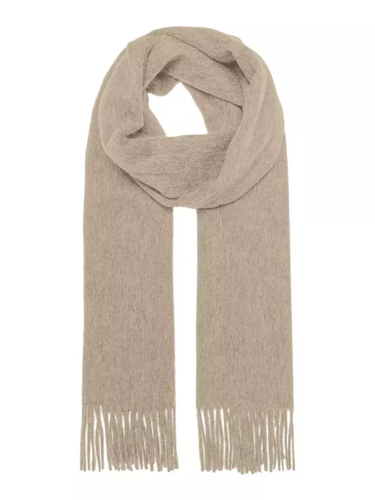 Only villahuivi Alisa Wool beige - Naisten huivit - 137277 - 1
