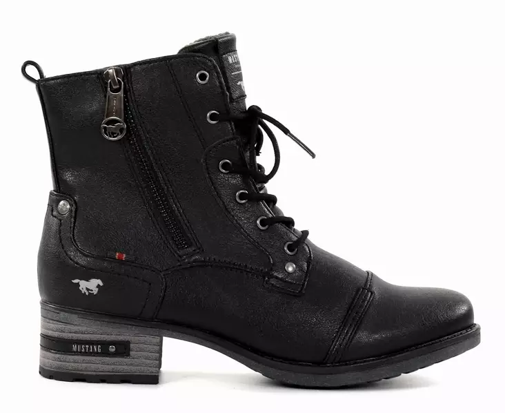 Mustang Ankelboots dam 1229-513-9 schwarz - Stövletter och kängor för damer - 137337 - 1