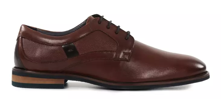Topman klänningskor/promenadskor i äkta läder 15040 25 mellanbrun - Promenadskor för herrar - 138547 - 1
