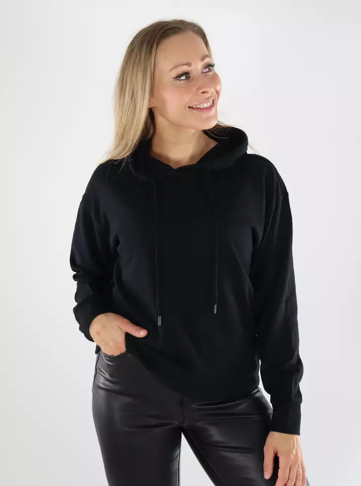 JDY damhoodie Huva svart - Huvtröjor och sweatshirts - 139047 - 1