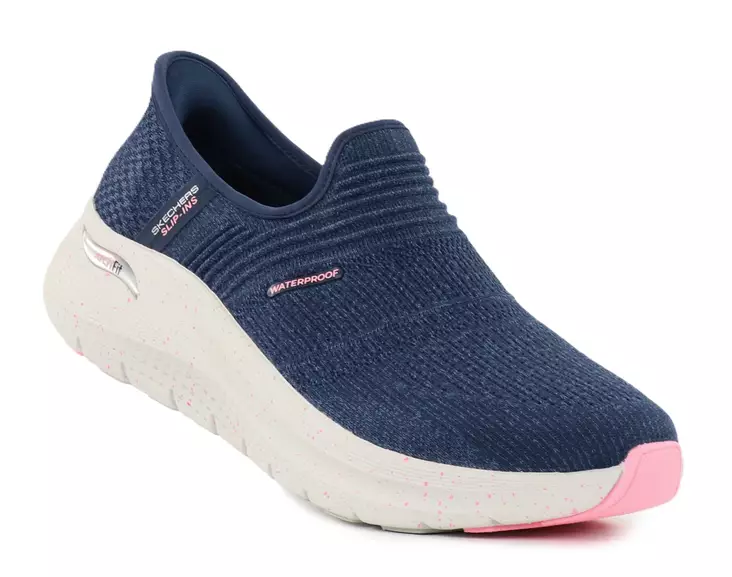 Skechers naisten vedenpitävät tennarit 150193/NVPK ARCH FIT 2.0 - RIGHT AS RAIN tummansininen/vaaleanpunainen - Skechers tennarit - 139387 - 1
