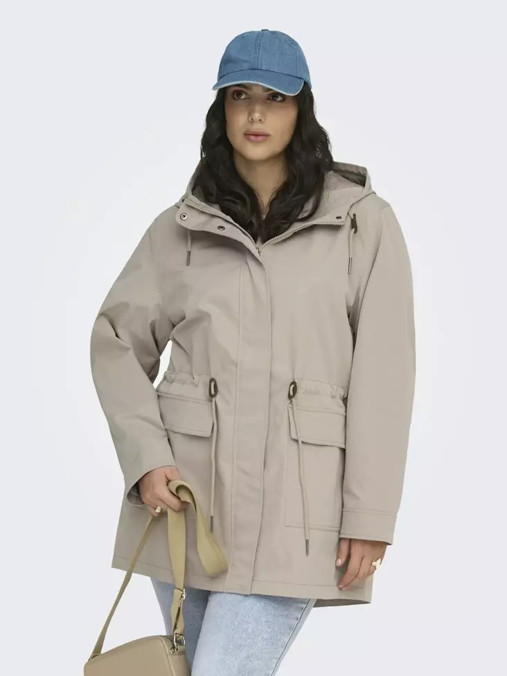 Only Carmakoma damjacka plus size Parka snörning - Lätta jackor för damer - 140197 - 1