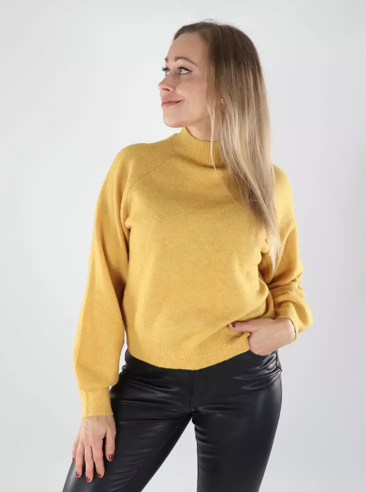 Vero Moda Neule Leaf golden spice - Stickat för damer - 141737 - 1
