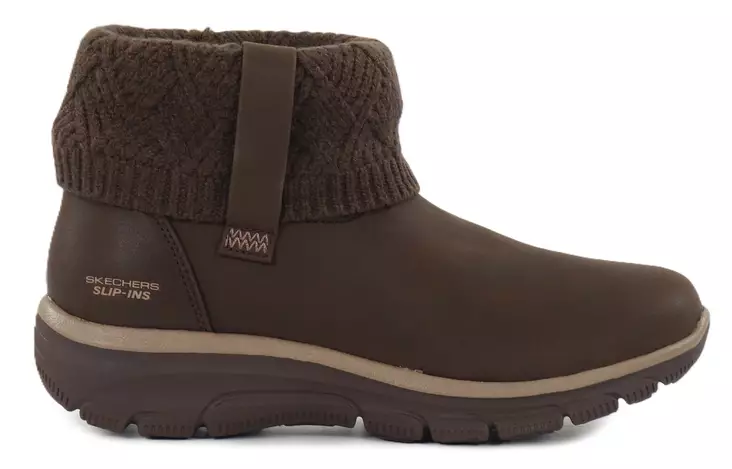 Skechers naisten nilkkurit 168193/CHOC EASY GOING-COZY WEATHER 4 tummanruskea - Skechers nilkkurit - 141867 - 1