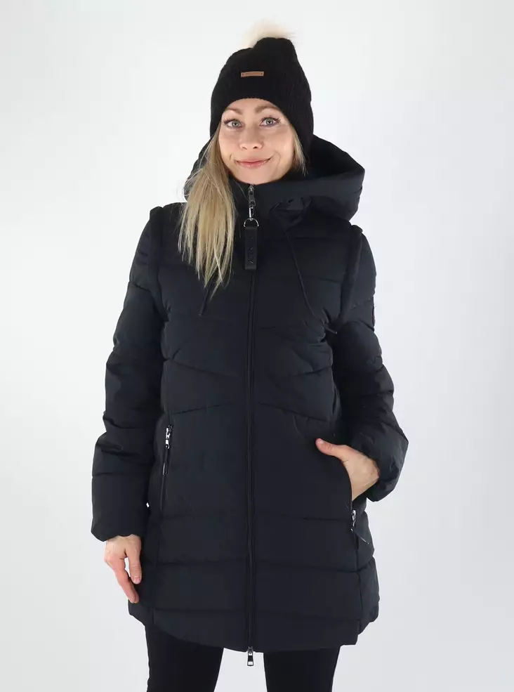Only naisten talvitakki/toppaliivi Doyle puffer musta - Vinterjackor för damer - 142127 - 1