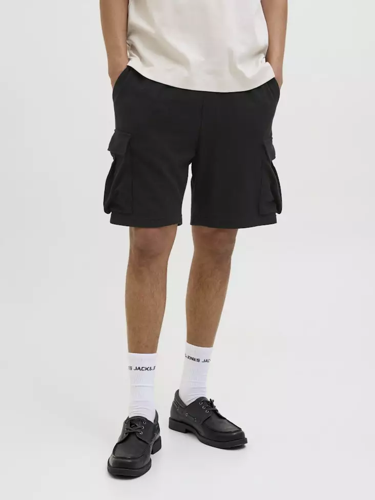 Jack&Jones lårfickor för herr Svettsvarta - Shorts och capribyxor för herrar - 138027 - 1