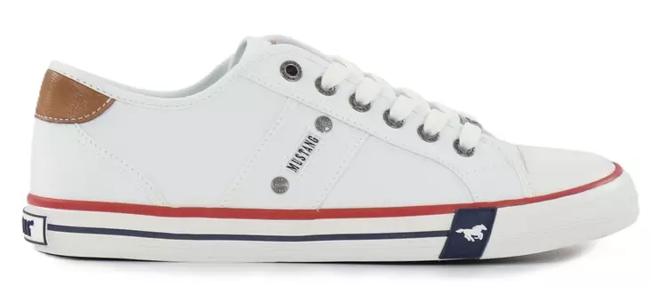 Mustang miesten kangastennarit 26M0151005 valkoinen - Miesten tennarit - 140917 - 1