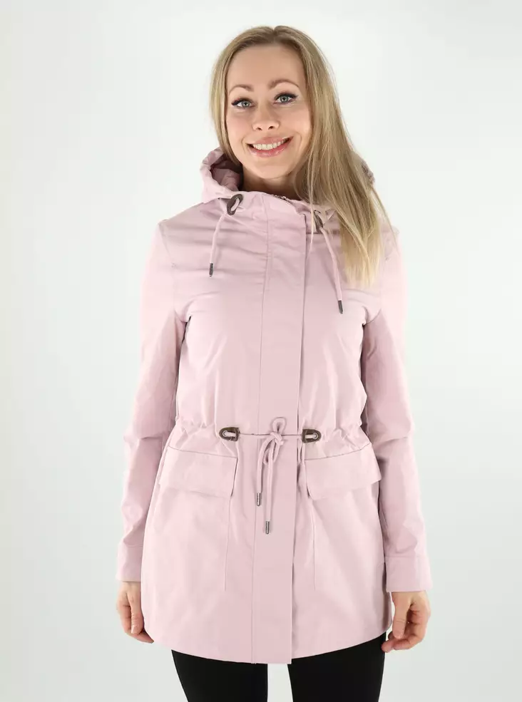 Only naisten parkatakki Louise Life vaaleanpunainen - Naisten kevyet takit - 137817 - 1
