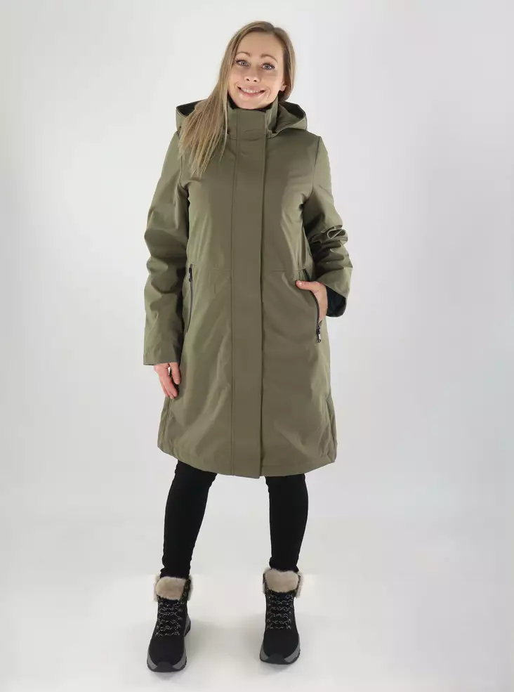 Only naisten takki Kara parka stone gray - Parkas för damer - 142107 - 1