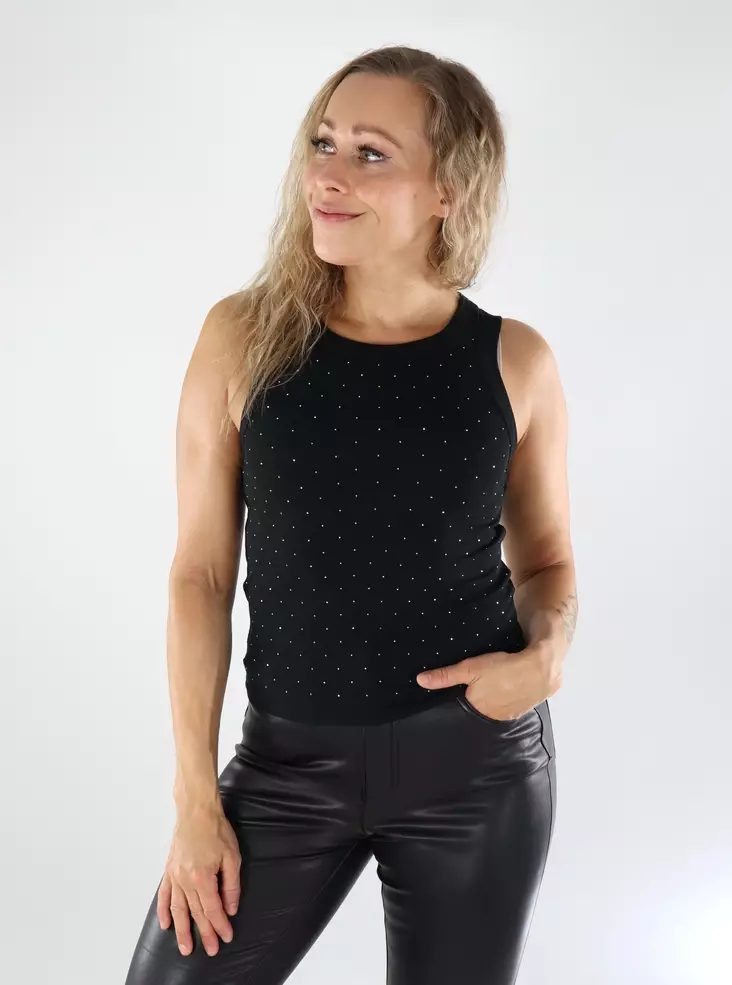 Only naisten toppi Arnhem Rhinestone musta - Naisten topit - 138947 - 1