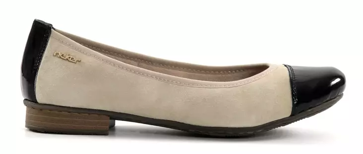 Rieker Ballerinat 51998-60 beige kombi - Ballerinat - 137757 - 1