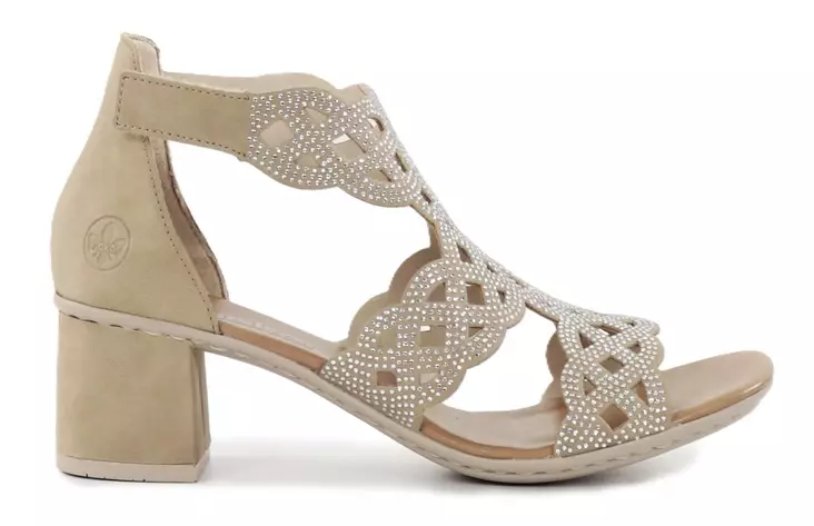 Rieker naisten sandaalit 64773-61 beige - Rieker sandaalit - 138307 - 1