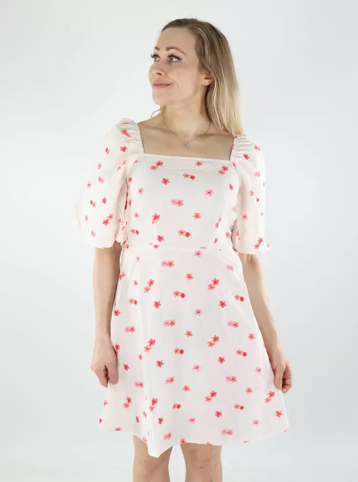 Vero Moda Mekko Odette 2/4 Short Bow valkoinen - Mekot ja tunikat - 140517 - 1