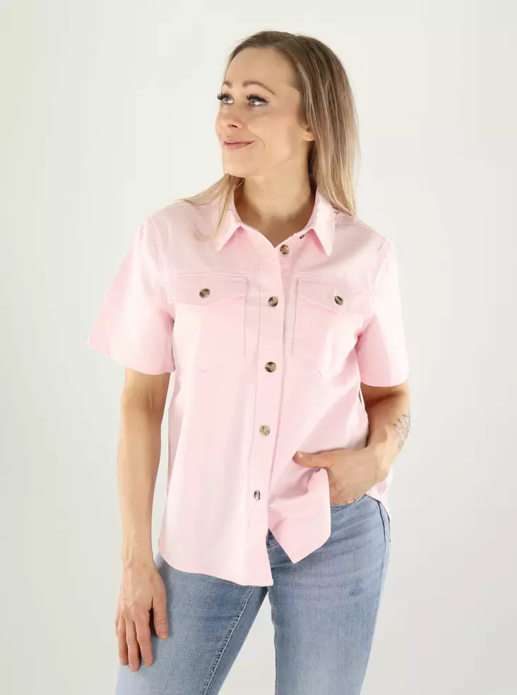 Vero Moda naisten kauluspaita Sigga vaaleanpunainen - Skjortor och blusar för damer - 141017 - 1