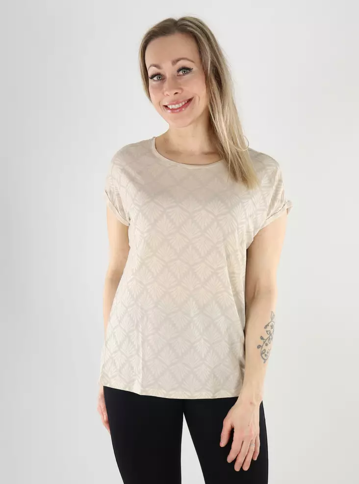 Vero Moda naisten t-paita Ava silver lining/bibi - Naisten T-paidat - 140317 - 1