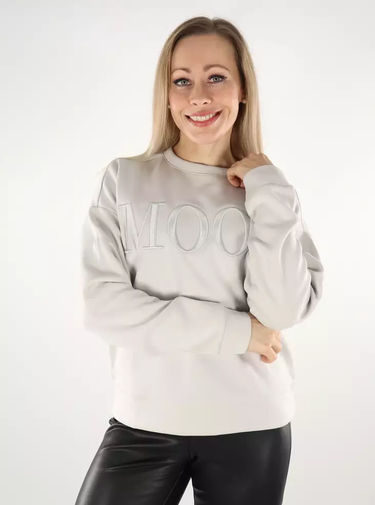 Vila damtröja Reflect Sweat glaciärgrå - Huvtröjor och sweatshirts - 137497 - 1