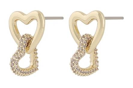 Snö of Sweden Korvakorut Brooklyn gold/clear - Korvakorut - 135298 - 1
