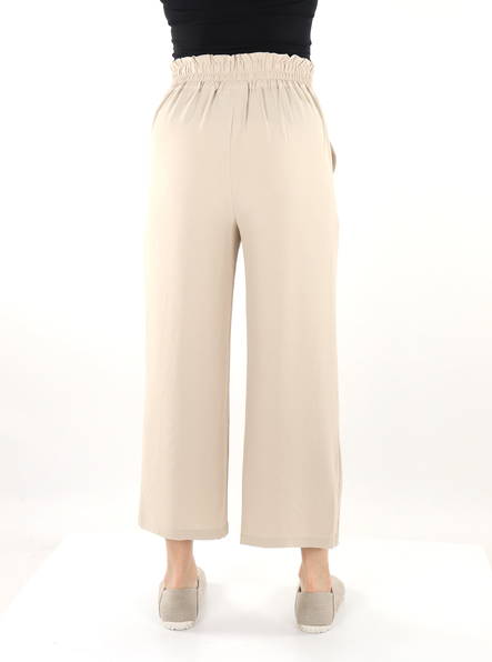 Vila naisten culottes-housut Winnie HW beige - Naisten housut - 135508 - 2