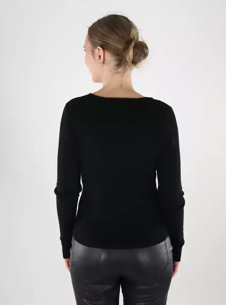 JDY naisten neuletakki Elle Button black/silver - Naisten neuleet - 140118 - 2